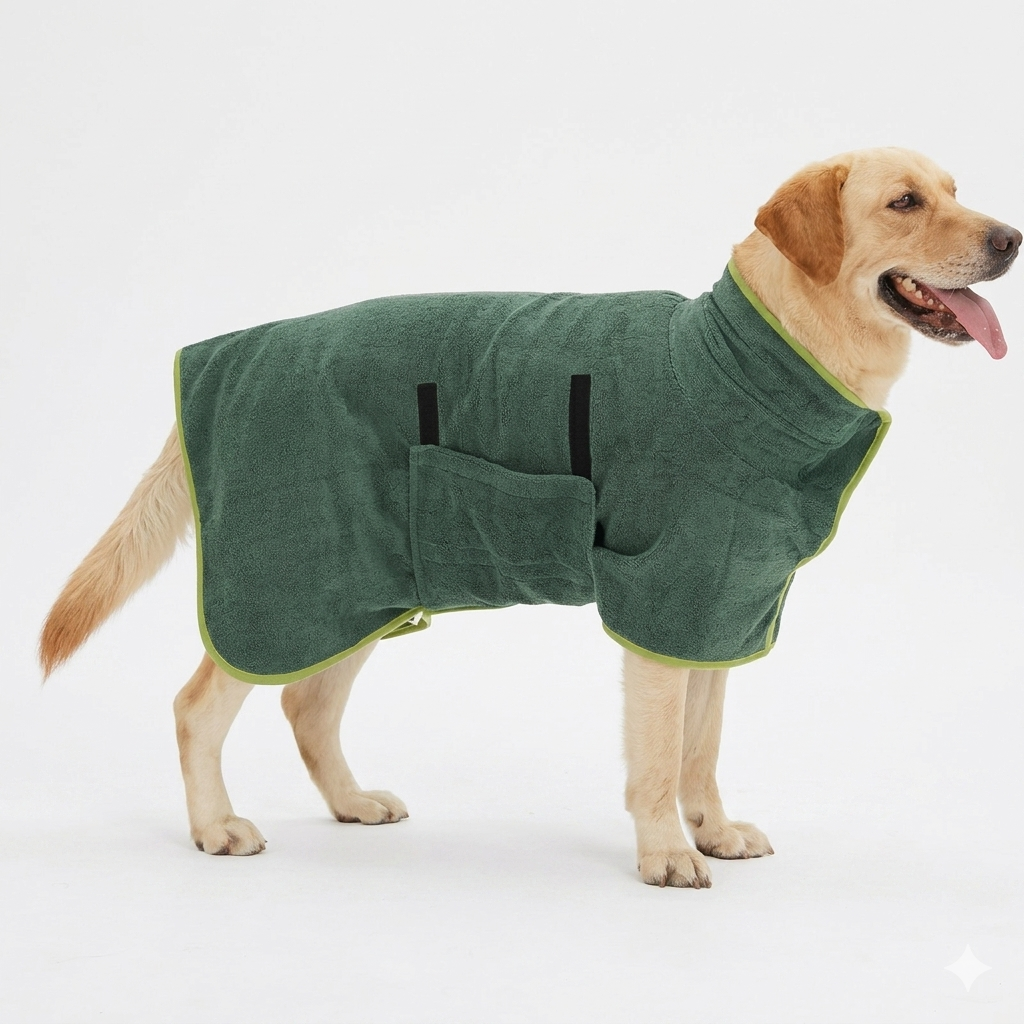 Dog  Bathrobe Fast Drying Towel