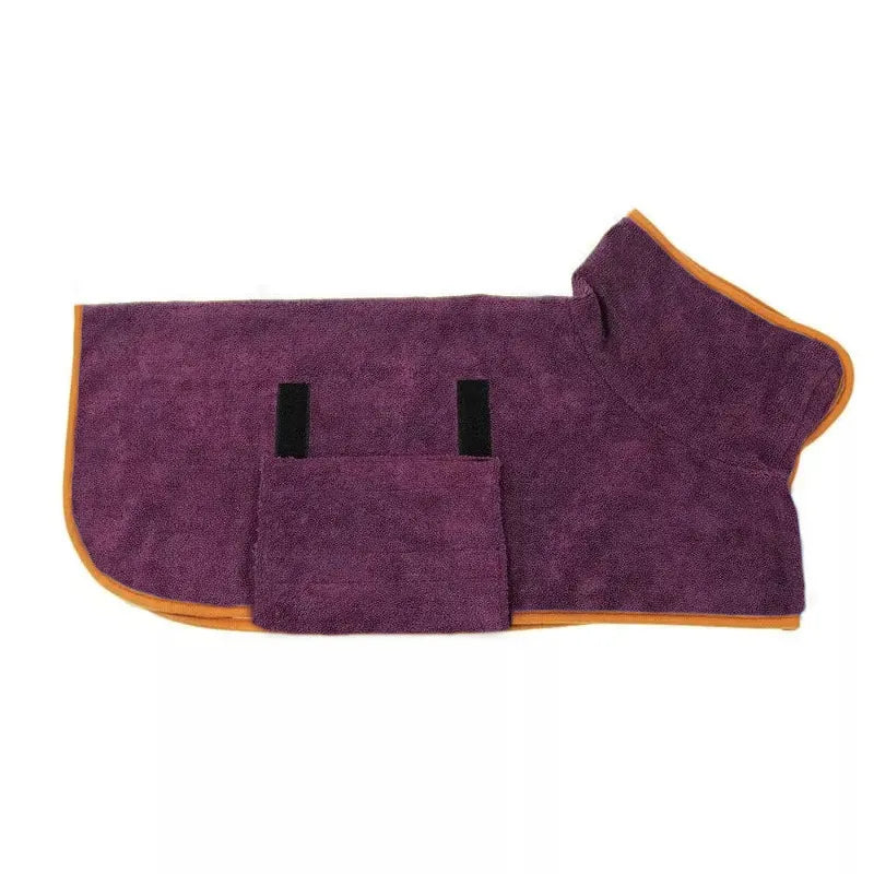 Dog  Bathrobe Fast Drying Towel