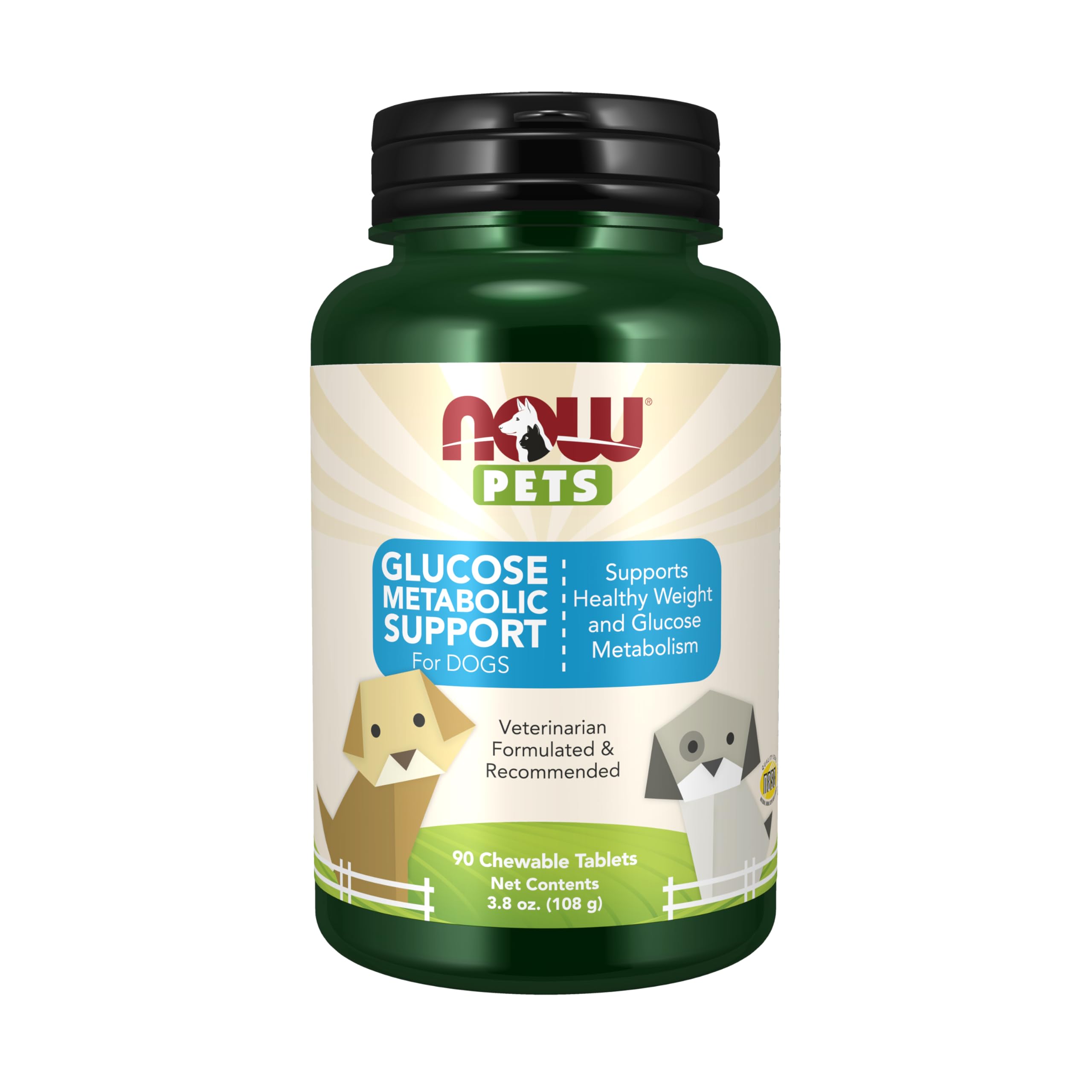 NOW Pet Glucose & Weight Control for Dogs - 90 Chews