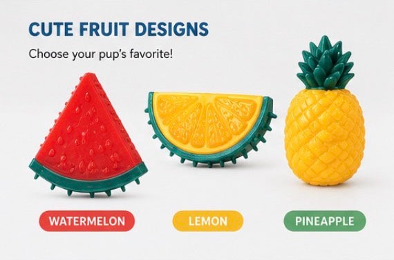 Pet Fruit Cooling Chew Toy