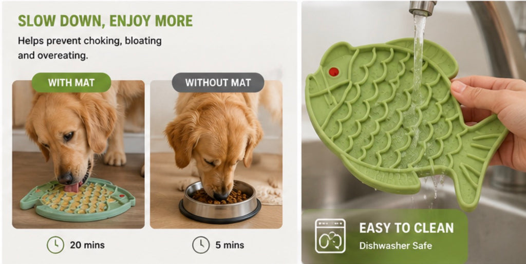 Slow Feeder Licking Mat for Pets