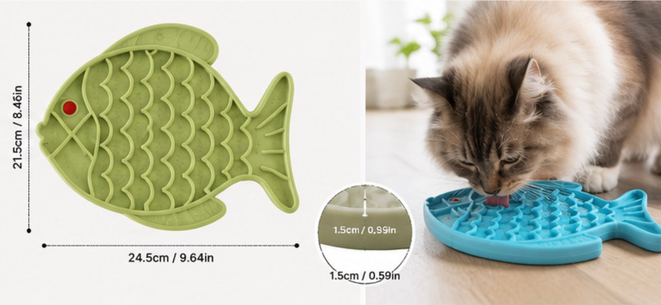 Slow Feeder Licking Mat for Pets