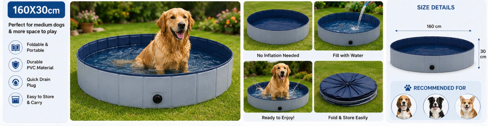Compact Pet Pool