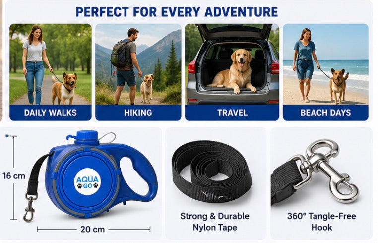 2-in-1 Hydration Pet Leash