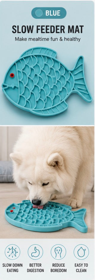 Slow Feeder Licking Mat for Pets
