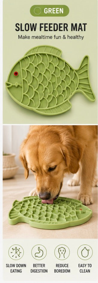 Slow Feeder Licking Mat for Pets