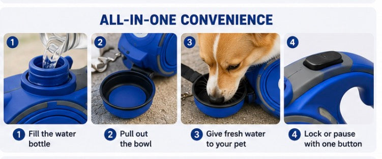 2-in-1 Hydration Pet Leash