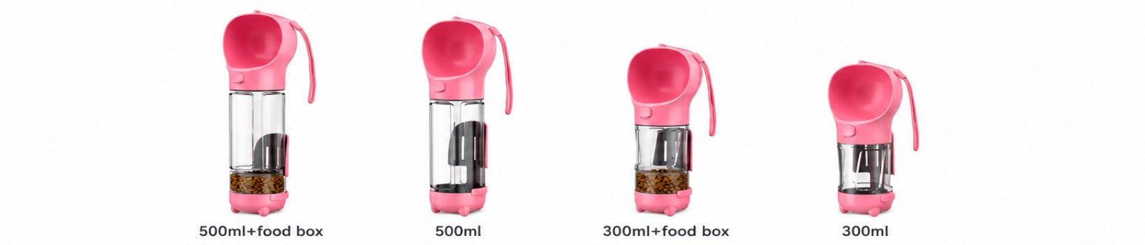 3-in-1 Portable Dog Travel Bottle
