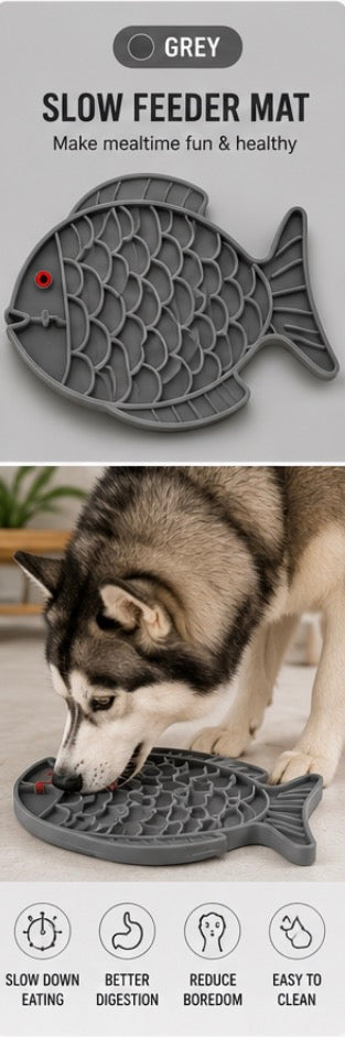 Slow Feeder Licking Mat for Pets