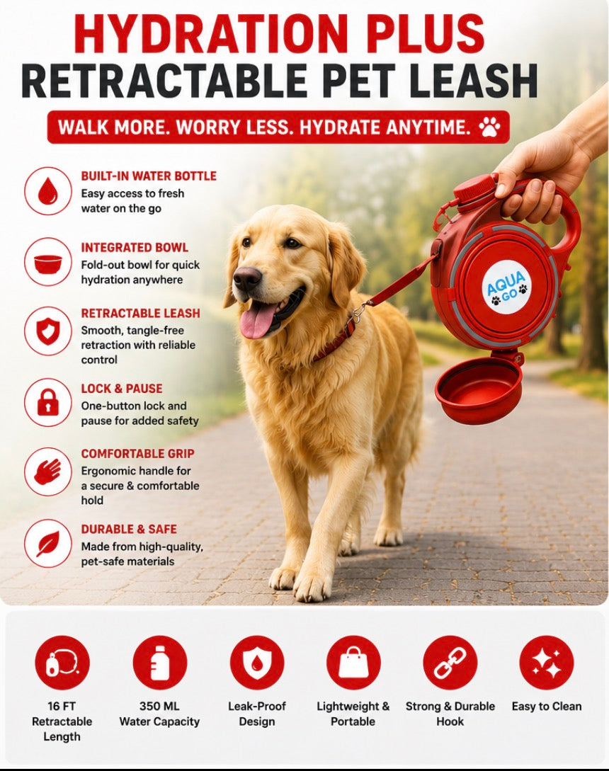 2-in-1 Hydration Pet Leash
