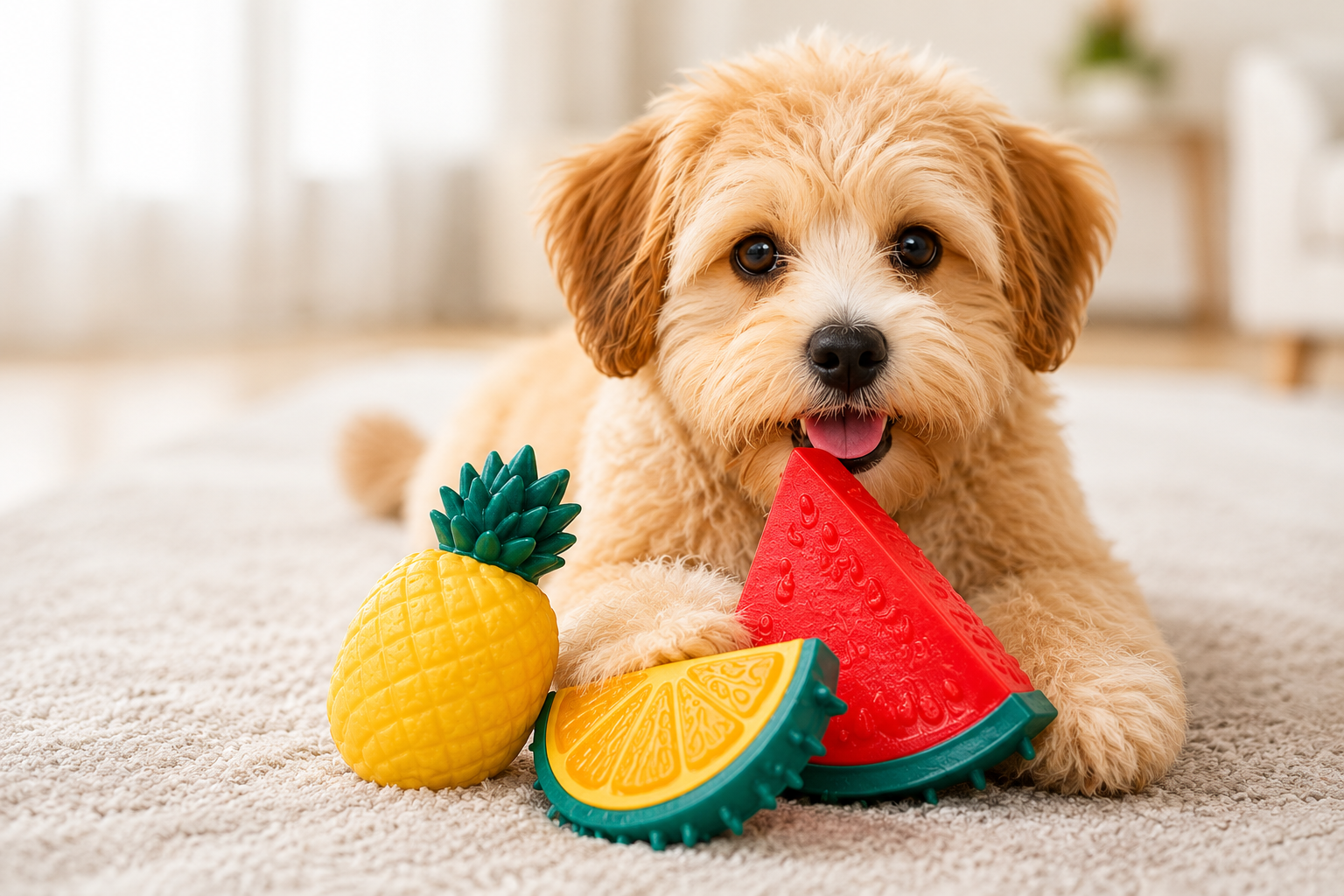 Pet Fruit Cooling Chew Toy
