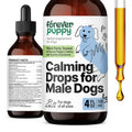 Soothing Male Dog Drops - Ashwagandha Calm Aid - All Sizes & Breeds - 4 oz