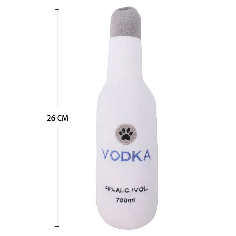 Plush Pet Playtime Trio - Wine Bottle, Donut & Teeth Stick