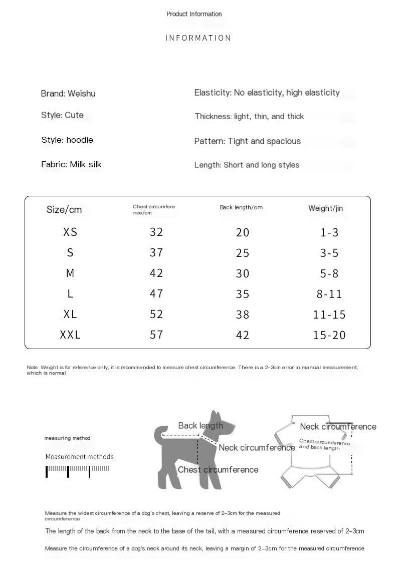 Cute Pet Clothes for All Seasons