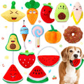 Chewy Delight 12-Pack Plush Dog Toys