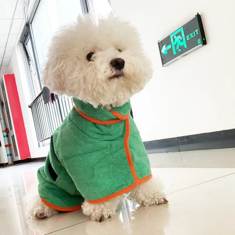 Dog  Bathrobe Fast Drying Towel