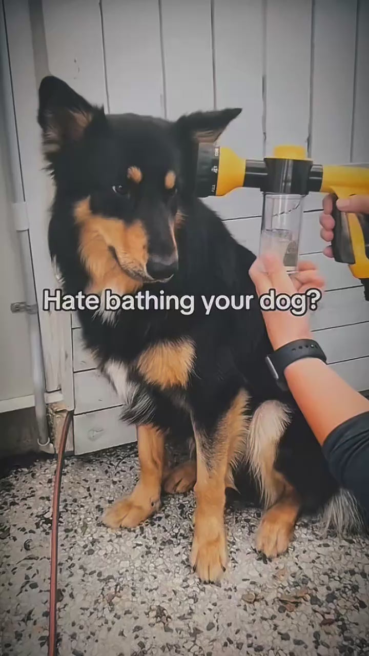 Multi-Purpose Pet Wash Kit with 8 Spray Patterns